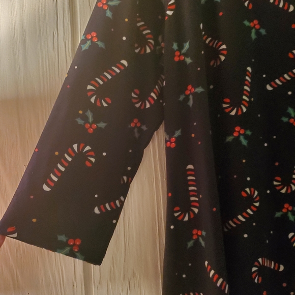 3/4 sleeve candy cane dress.🍒 - Picture 6 of 8